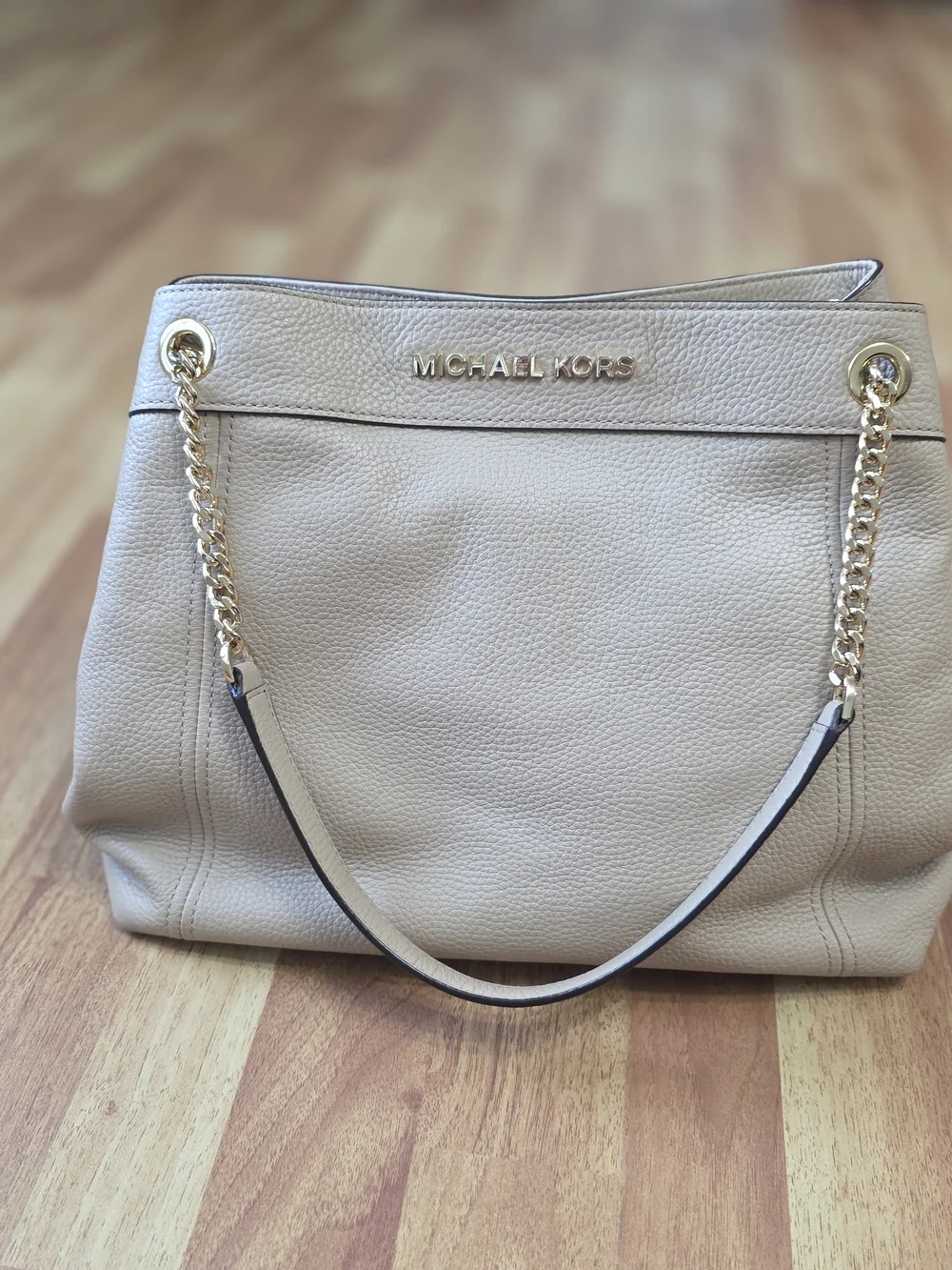 Michael Kors Jet Set Large Chain Tote & Matching Wallet Set